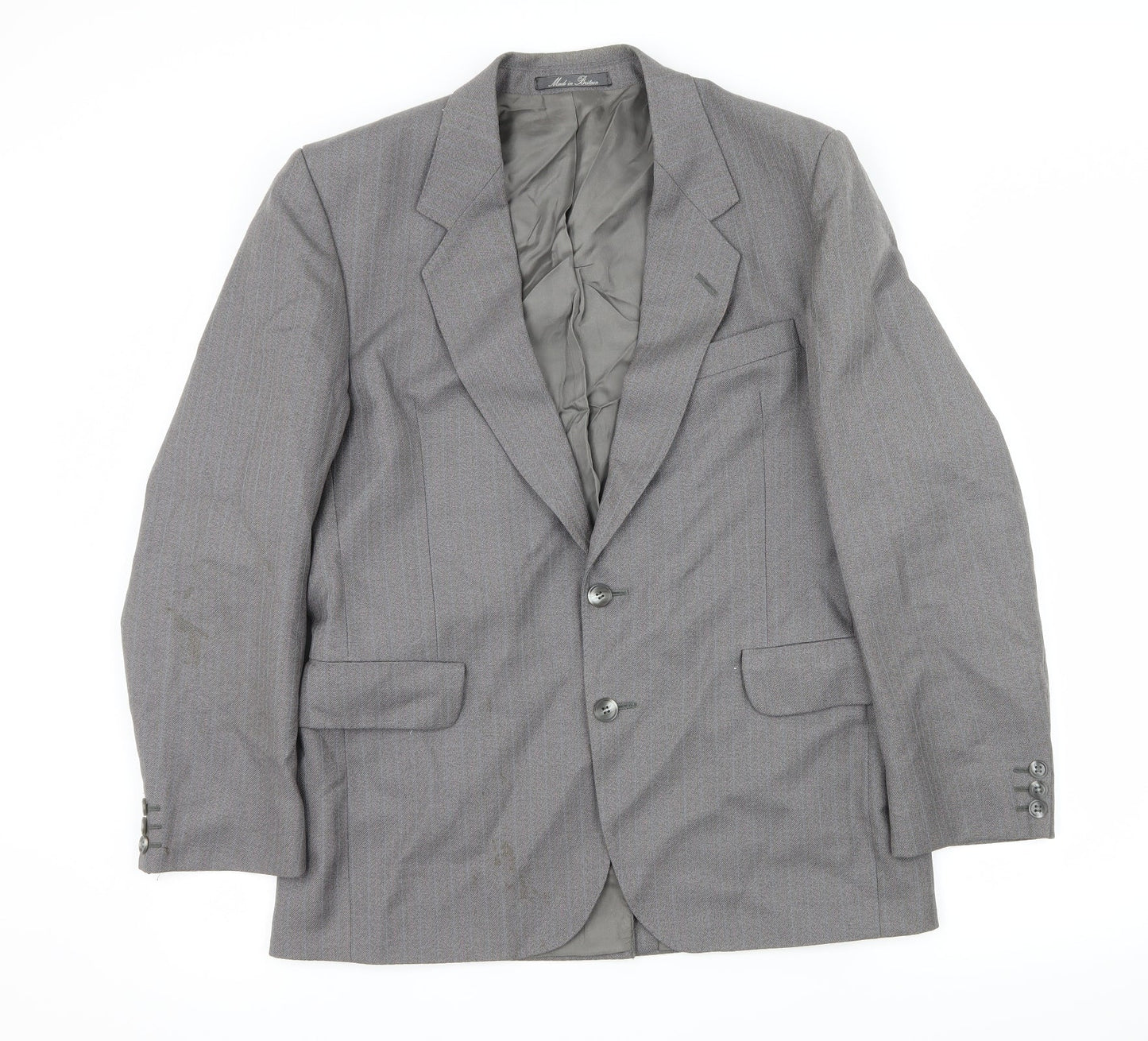 Mens UK Size M Dunn & Co Regular Grey Suit Jacket