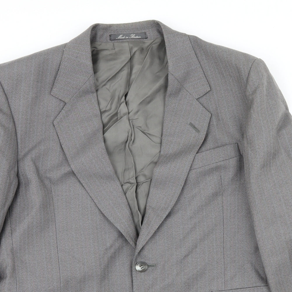 Mens UK Size M Dunn & Co Regular Grey Suit Jacket