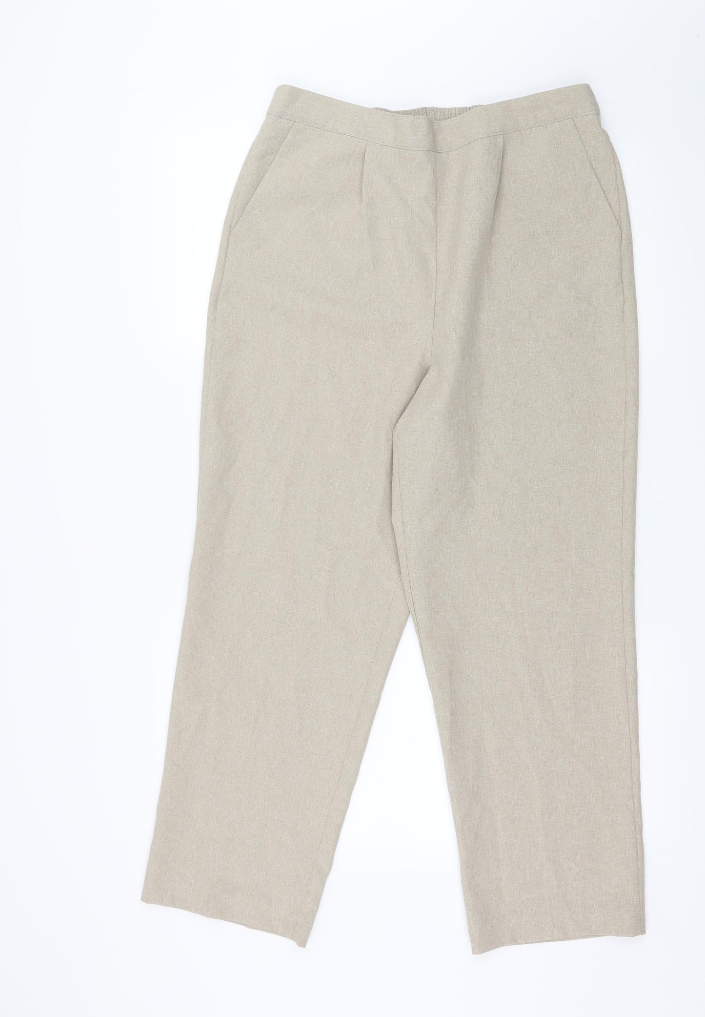 Bonmarché Womens Brown   Trousers  Size 14 L26 in