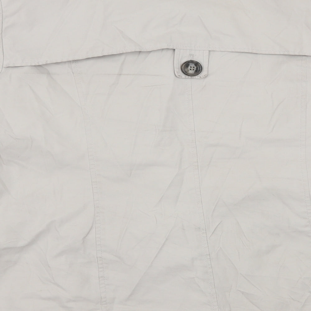 Autonomy Womens Grey   Pea Coat Coat Size 16