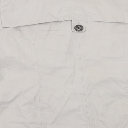 Autonomy Womens Grey   Pea Coat Coat Size 16