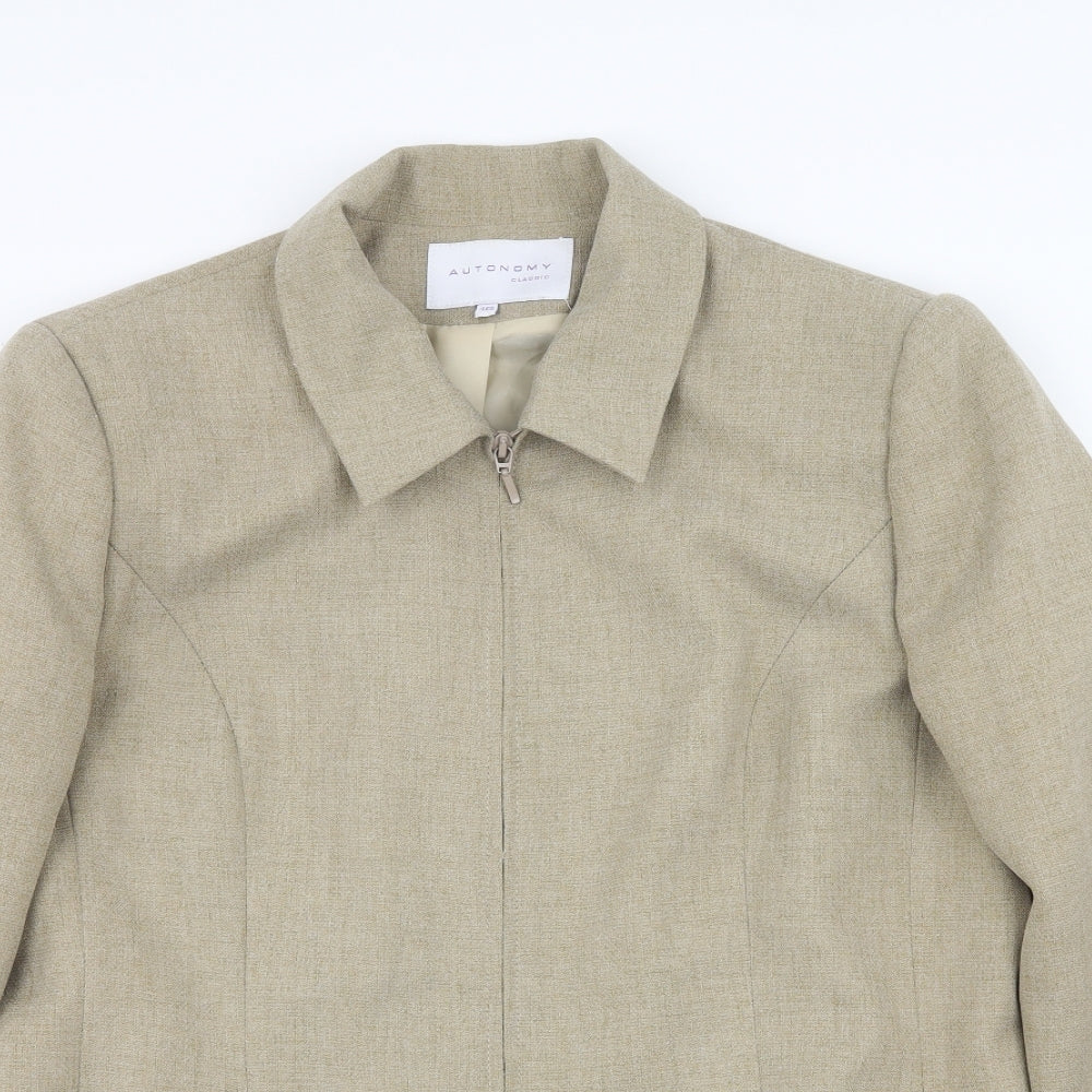 Autonomy Womens Beige   Jacket  Size 16