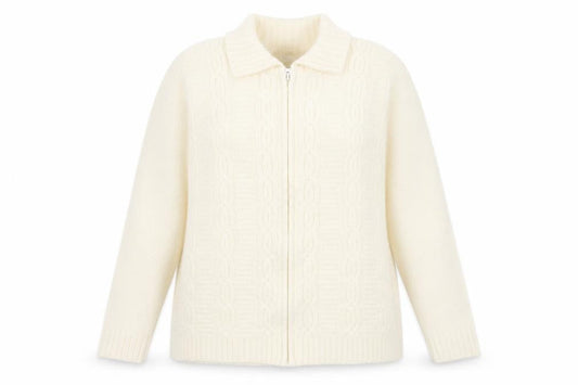 Berkertex Womens Ivory  Knit Cardigan Jumper Size 18