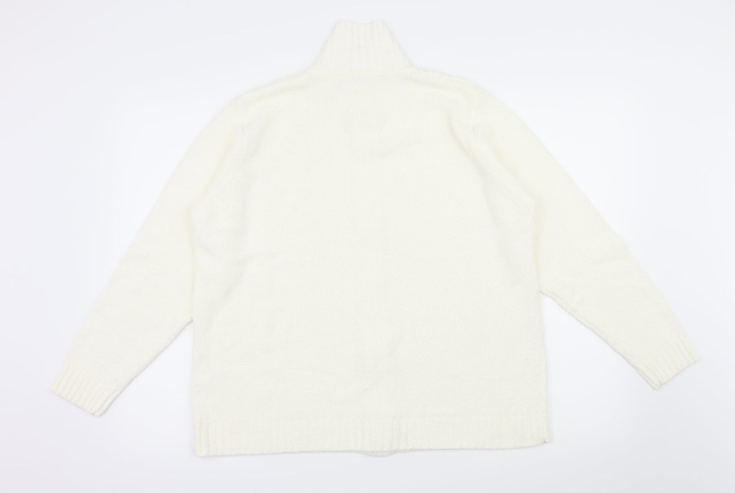 Berkertex Womens Ivory  Knit Cardigan Jumper Size 18