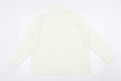 Berkertex Womens Ivory  Knit Cardigan Jumper Size 18