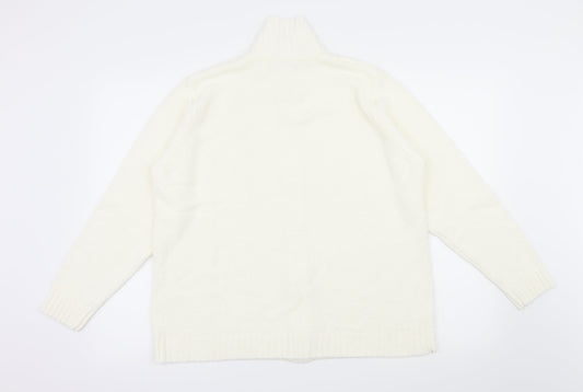 Berkertex Womens Ivory  Knit Cardigan Jumper Size 18