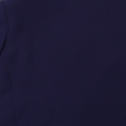 Womens UK Size 14 Preworn Regular Blue Suit Jacket