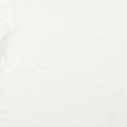 Marks and Spencer Womens White   Pullover Jumper Size 16