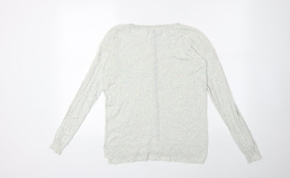 NEXT Womens Grey  Knit Pullover Jumper Size 8