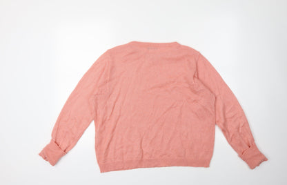 George Womens Pink   Pullover Jumper Size 10