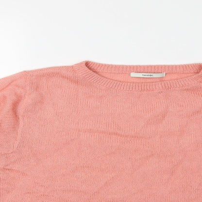 George Womens Pink   Pullover Jumper Size 10