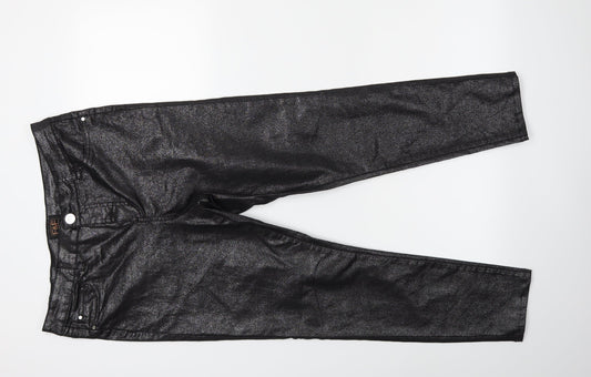 F&F Womens Black  Denim Skinny Jeans Size 32 in L26 in