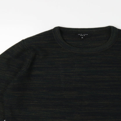 New Look Mens Green  Knit Pullover Jumper Size M