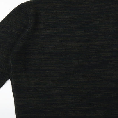 New Look Mens Green  Knit Pullover Jumper Size M