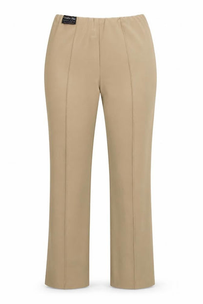 Womens UK Size 12 Classics Regular Fit  Beige Trousers