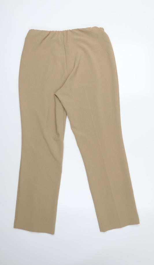 Classics Womens Beige   Trousers  Size 12 L29 in