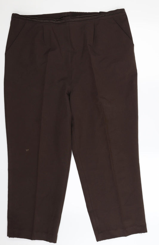 BM Womens Grey   Trousers  Size 20 L26 in