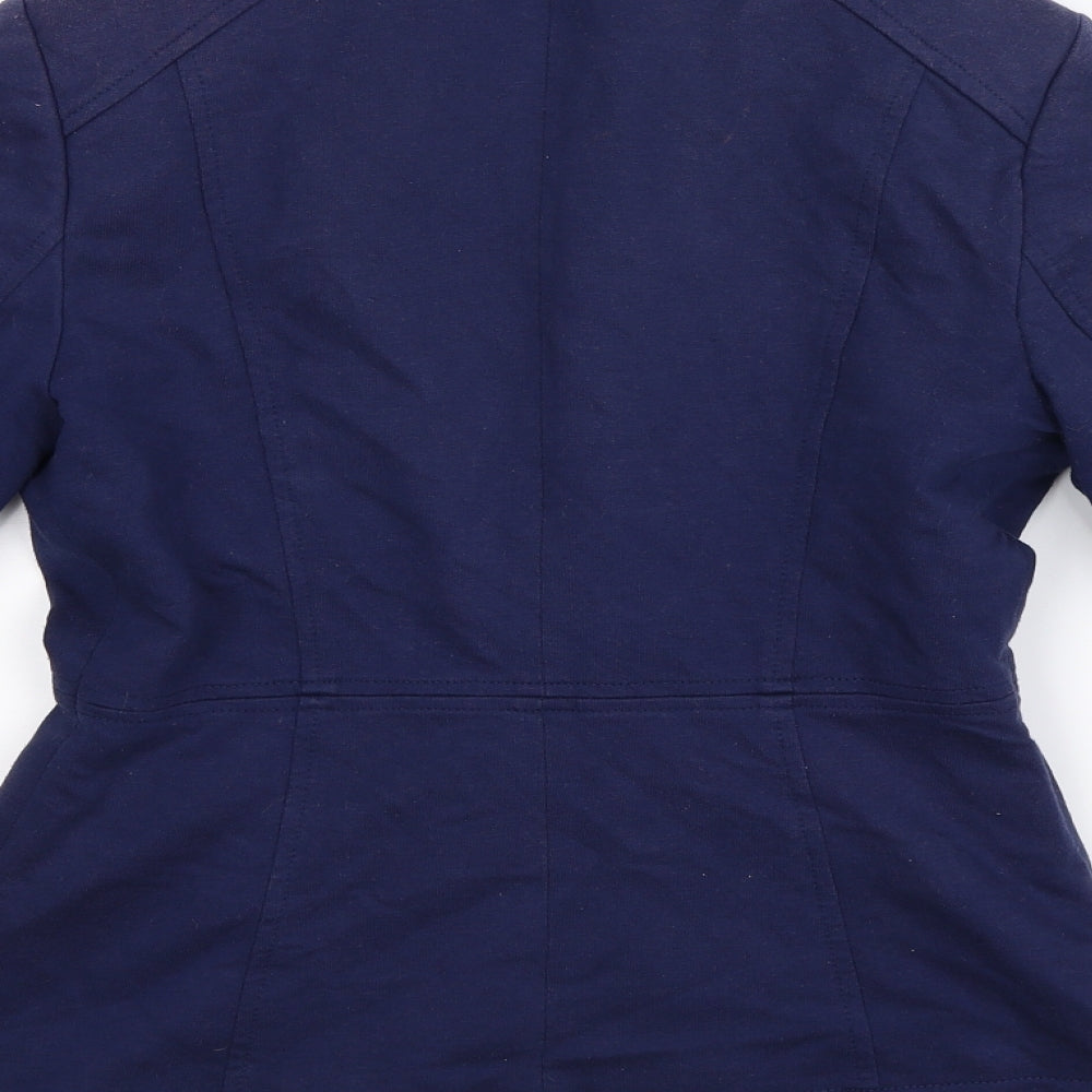 H&M Womens Blue   Jacket Blazer Size 6