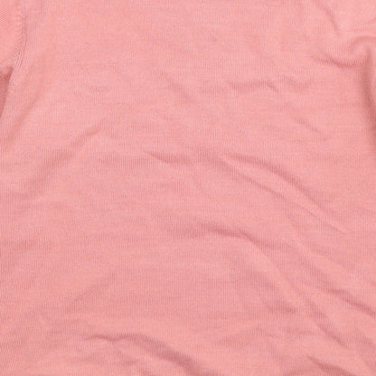Preworn Womens Pink  Knit Pullover Jumper Size 14
