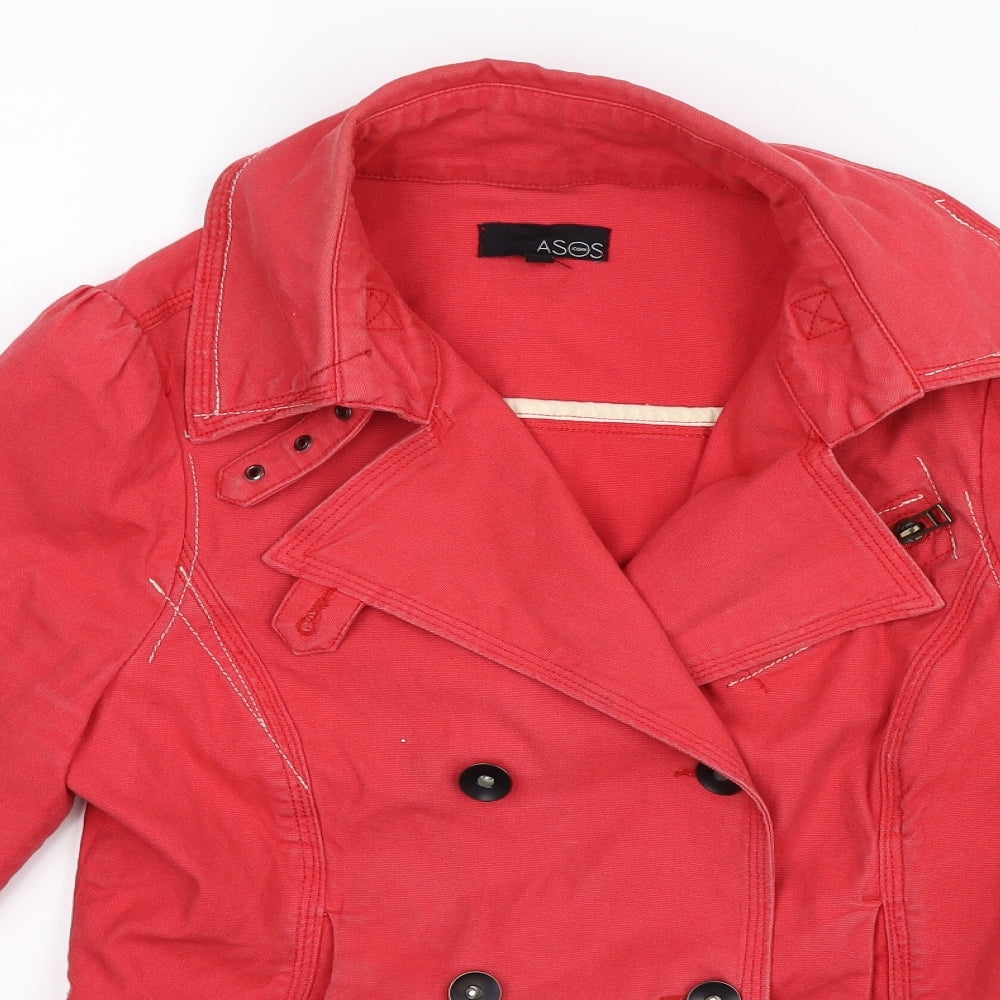 Womens UK Size 12 ASOS Red Jacket