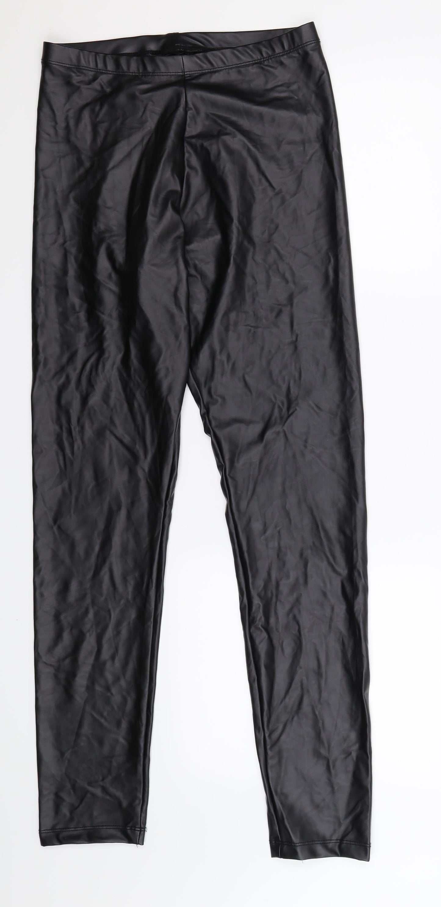 Womens UK Size 10 Preworn  Jegging Black Leggings