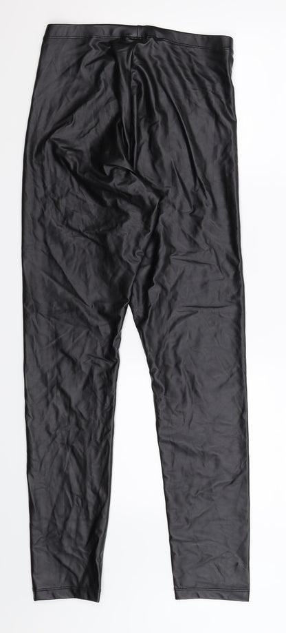 Womens UK Size 10 Preworn  Jegging Black Leggings