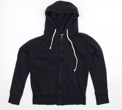 Preworn Boys Blue   Full Zip Hoodie Size M