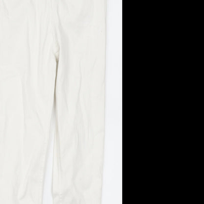 Topshop Womens White  Denim Skinny Jeans Size 25 L25 in