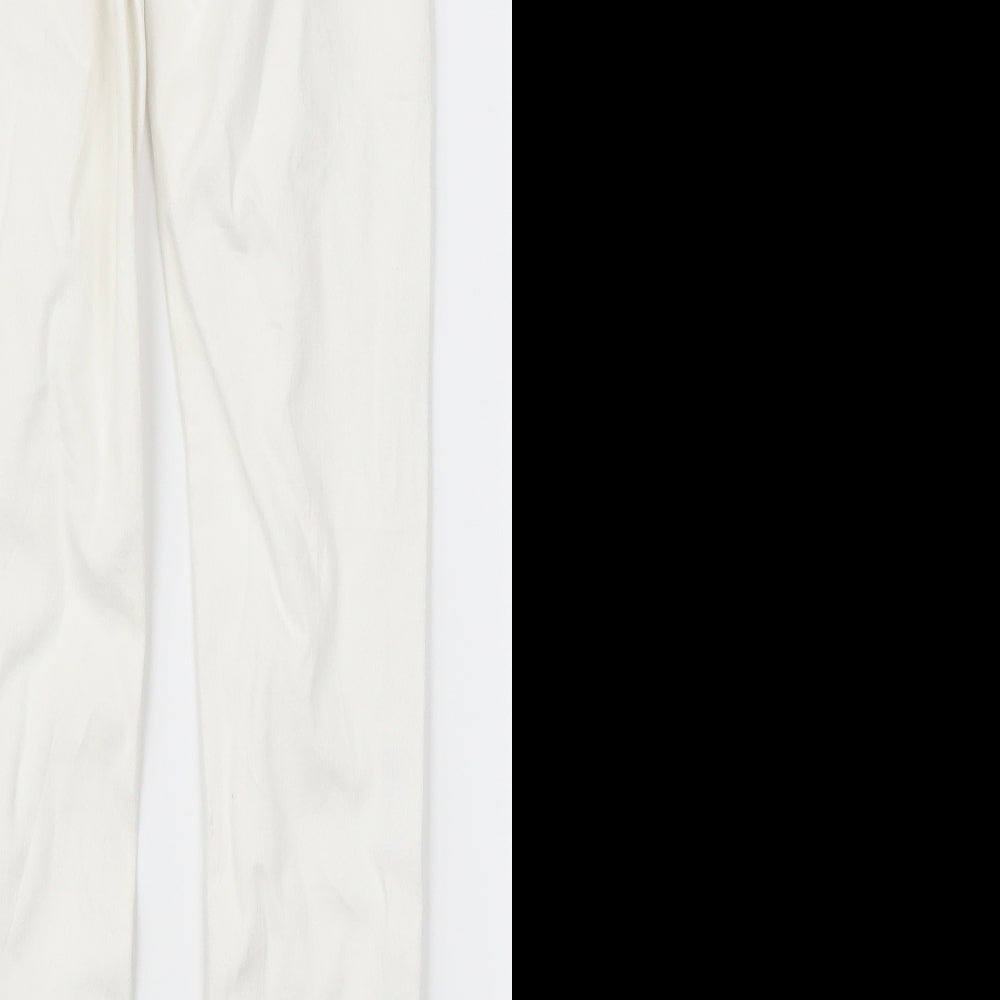 Topshop Womens White  Denim Skinny Jeans Size 25 L25 in