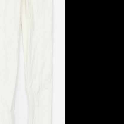 Topshop Womens White  Denim Skinny Jeans Size 28 L29 in