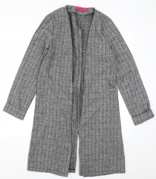 Boohoo Womens Grey   Jacket  Size 8