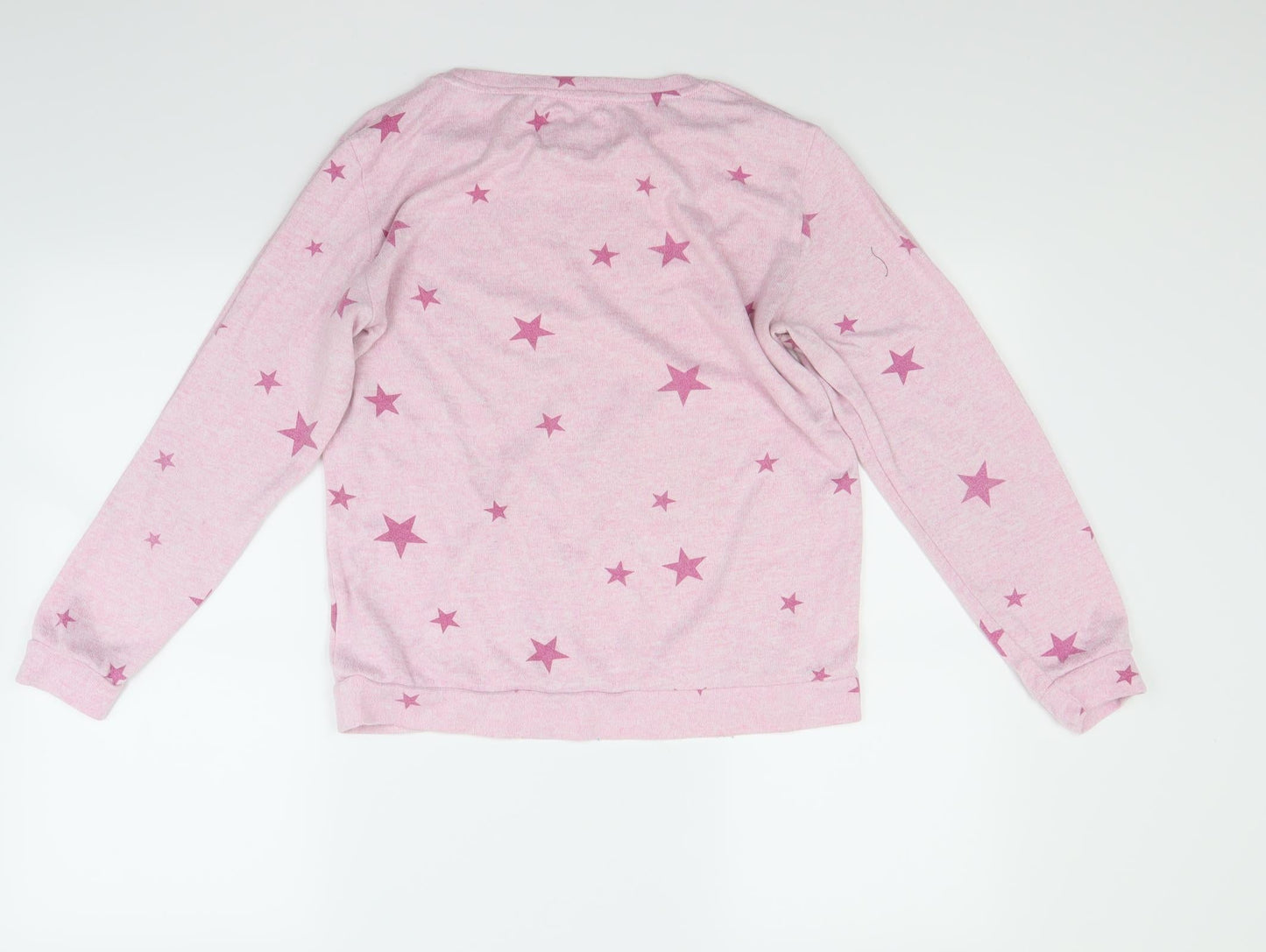 F&F Womens Pink Solid  Top Pyjama Top Size 10