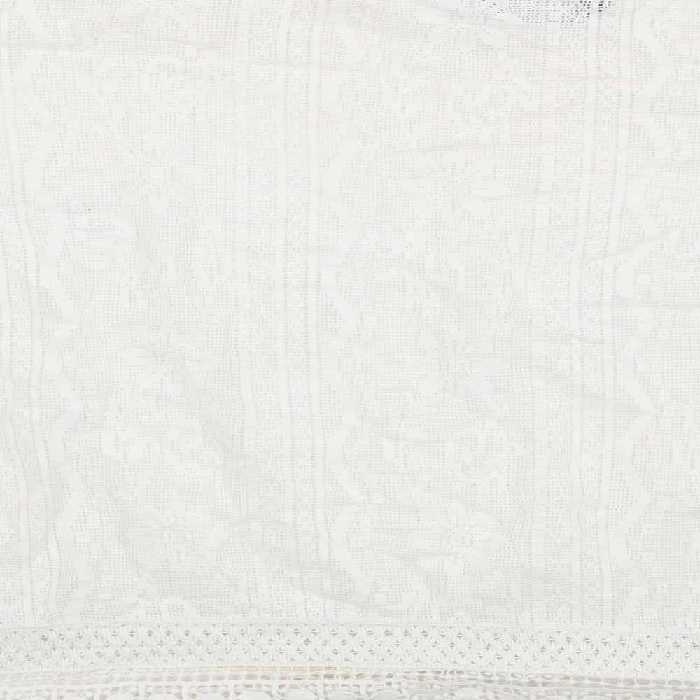 Womens UK Size M New Look White Basic Blouse