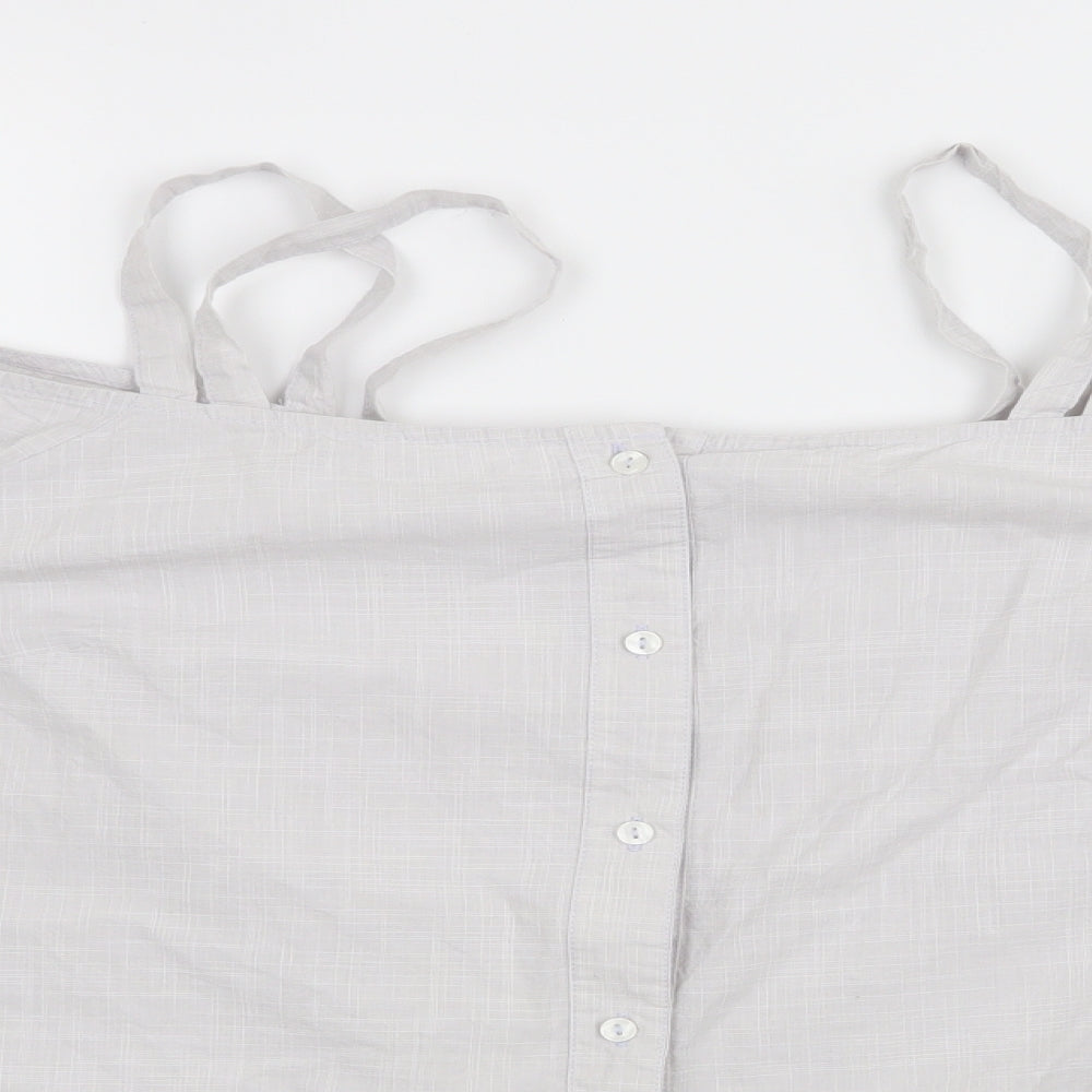 Womens UK Size 18 Simply Be Grey Basic Blouse