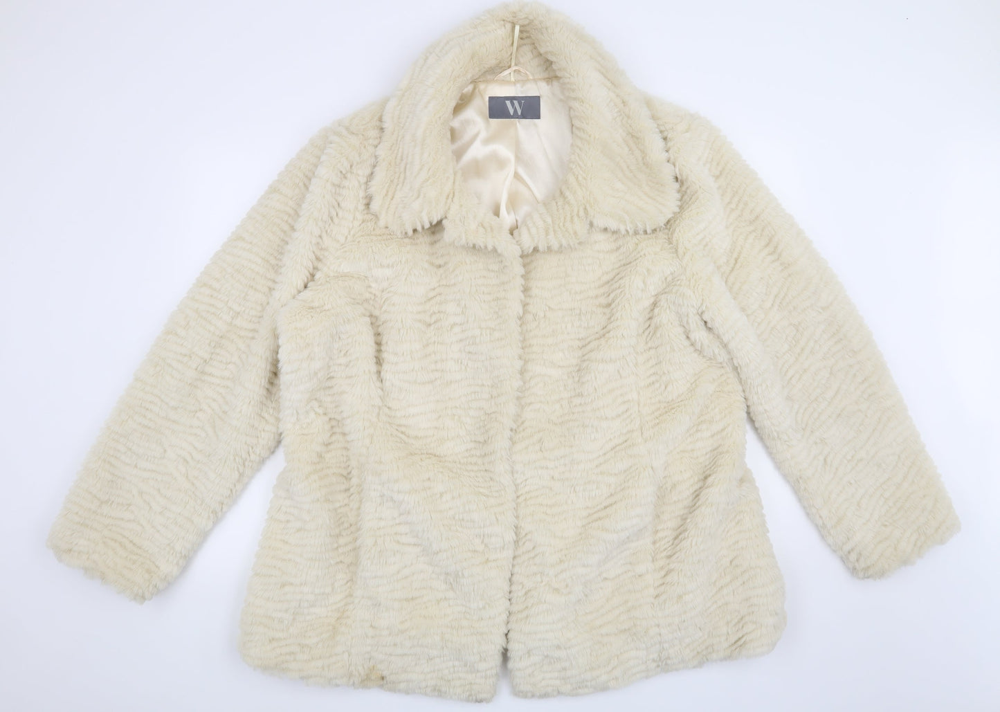 Womens UK Size XL BHS Beige Overcoat