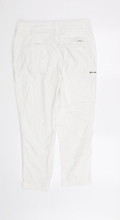 NEXT Womens White   Straight Jeans Size 10 L25 in