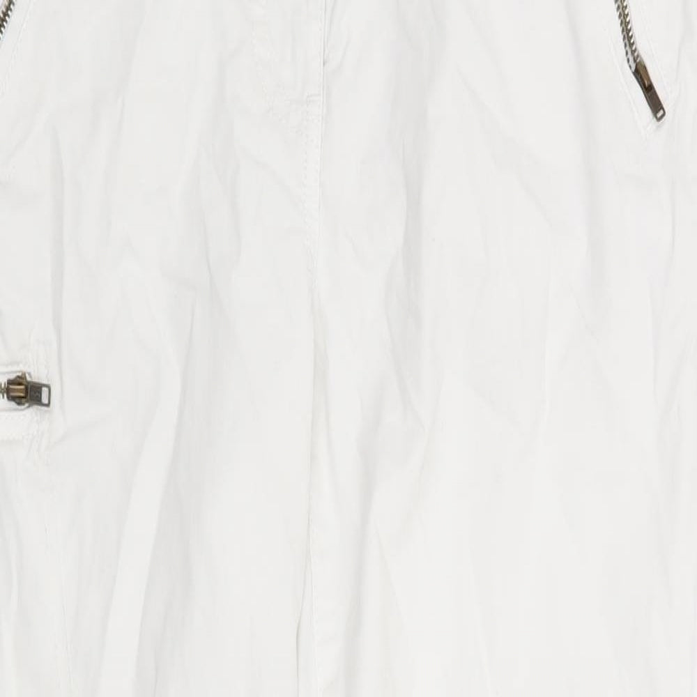 NEXT Womens White   Straight Jeans Size 10 L25 in