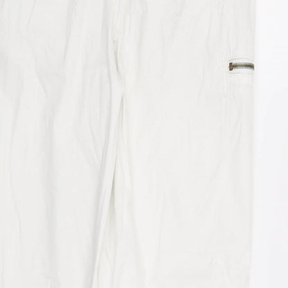 NEXT Womens White   Straight Jeans Size 10 L25 in