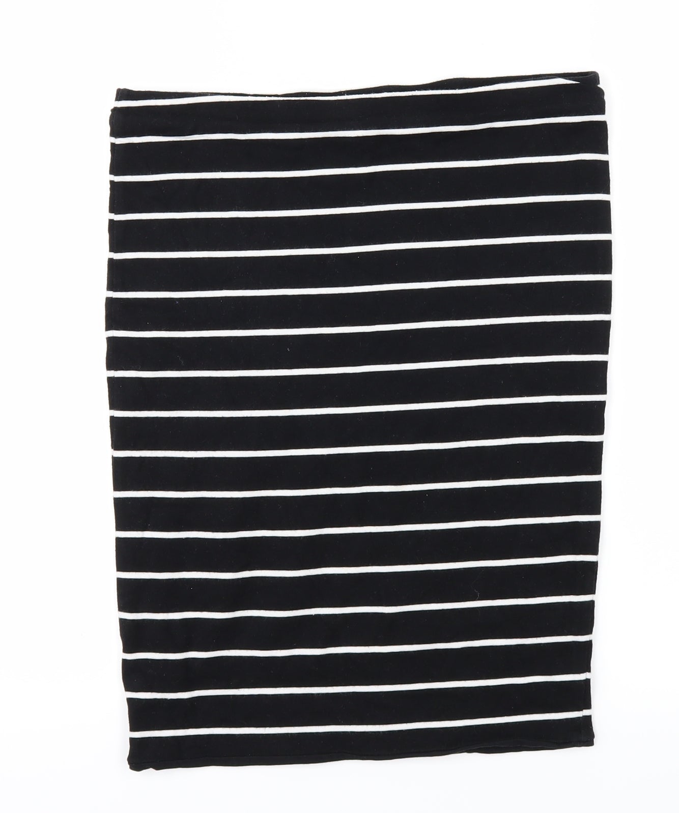H&M Womens Black Striped  Mini Skirt Size S