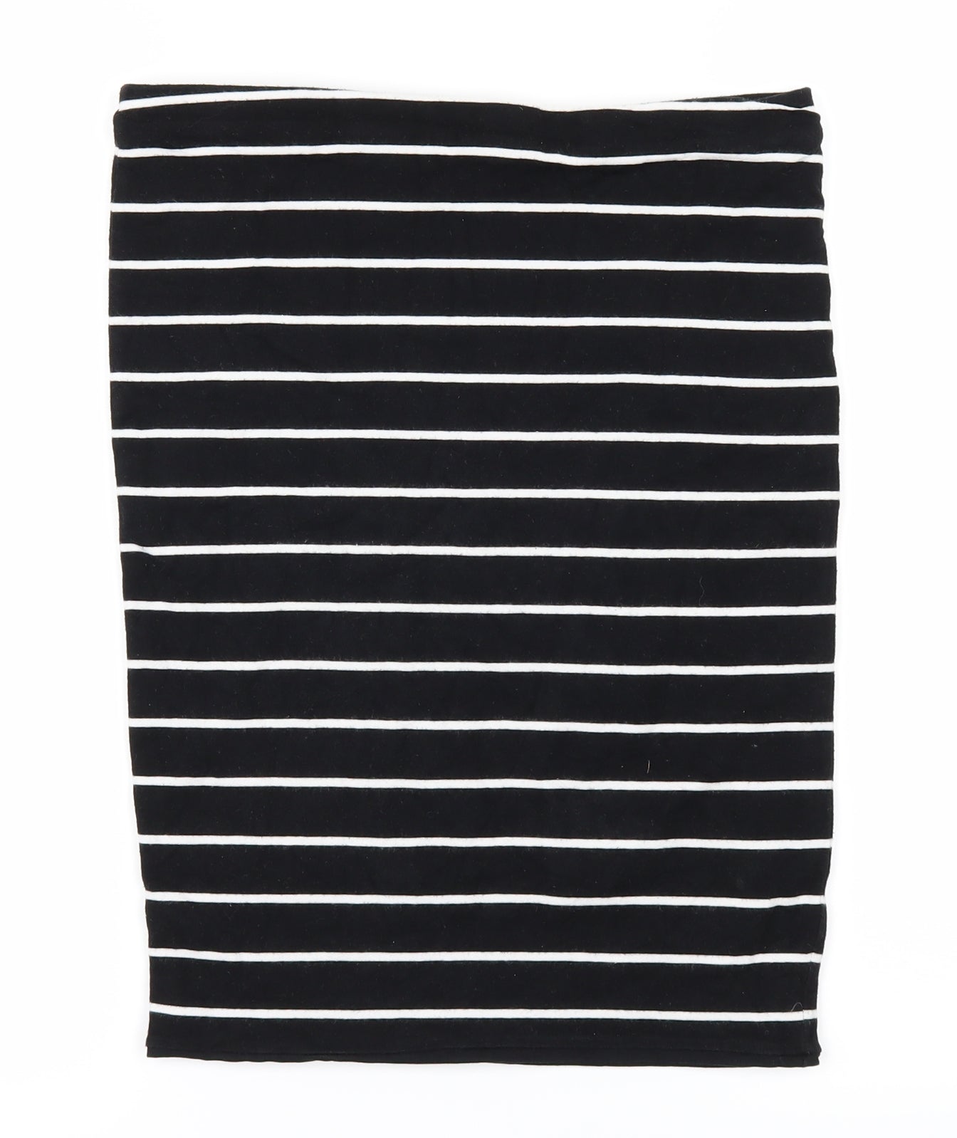 H&M Womens Black Striped  Mini Skirt Size S