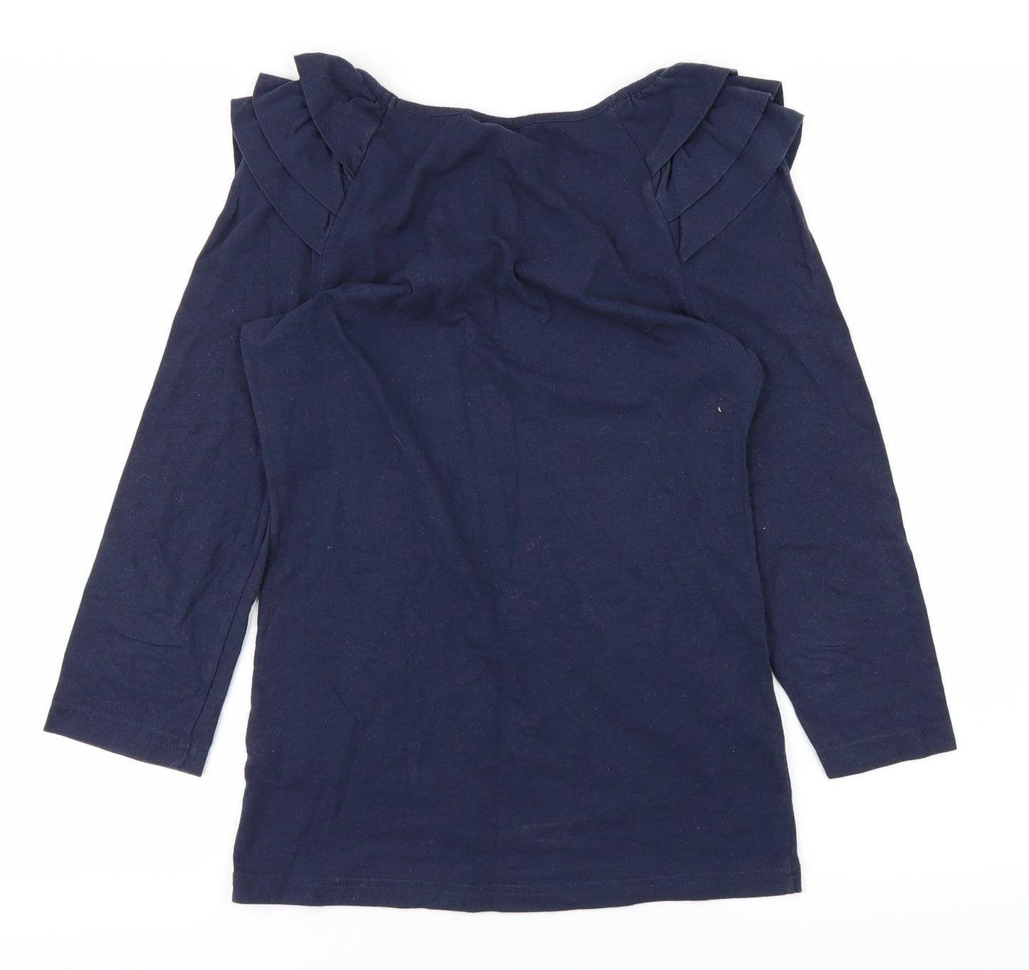 Womens UK Size S H&M Blue Basic T-Shirt