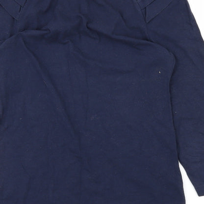 Womens UK Size S H&M Blue Basic T-Shirt