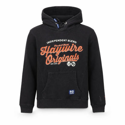 Haywire Boys Black   Pullover Hoodie Size S