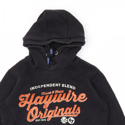Haywire Boys Black   Pullover Hoodie Size S