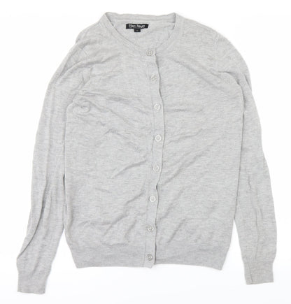 Ellen Reyes Womens Grey   Cardigan Jumper Size S