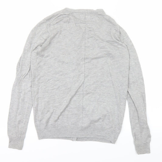 Ellen Reyes Womens Grey   Cardigan Jumper Size S