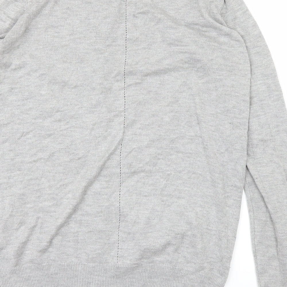 Ellen Reyes Womens Grey   Cardigan Jumper Size S