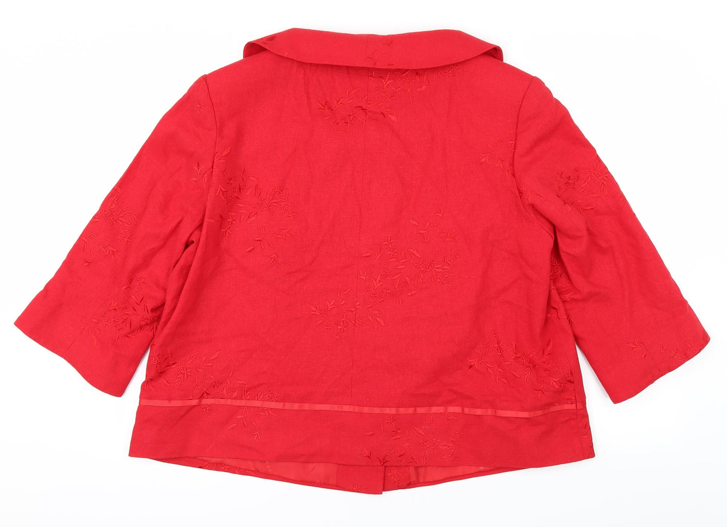 Womens UK Size L Wardrobe Red Jacket