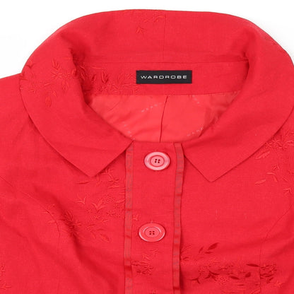 Womens UK Size L Wardrobe Red Jacket