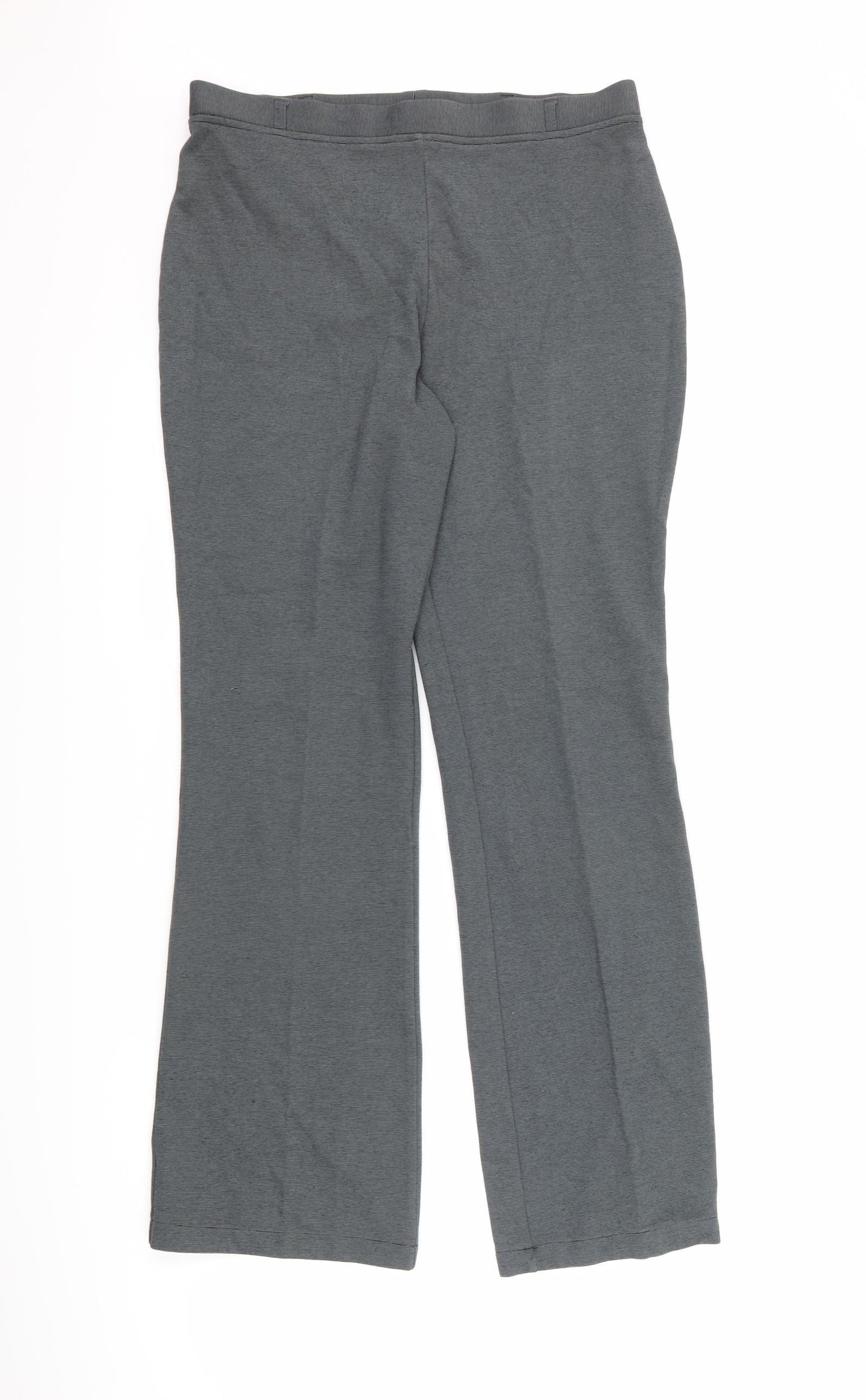 Womens UK Size 12 Marks and Spencer Regular Fit  Grey Trousers